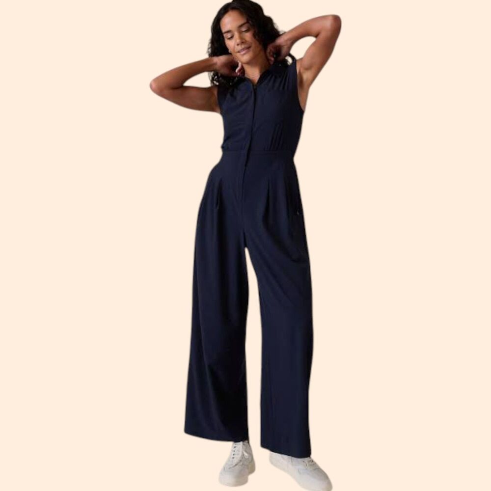 Athleta Brooklyn Heights Wide Leg Jumpsuit